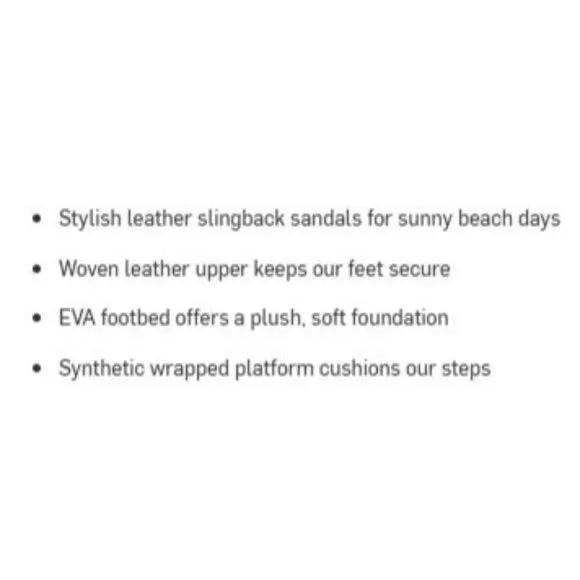 Sorel Dayspring Slingback Black Sandal Size 10 EU 41 Chunky NWOB - Picture 8 of 16